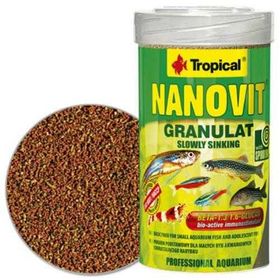 Tropical Nanovit Granulat 100 gr Kovadan Bölme Açık Balık Yemi