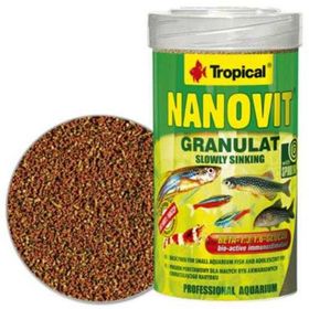 Tropical Nanovit Granulat 100 gr Kovadan Bölme Açık Balık Yemi