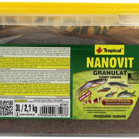 Tropical Nanovit Granulat 3 lt 2,1 kg Balık Yemi