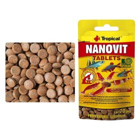 Tropical Nanovit Tablets 10 gr Balık Tableti