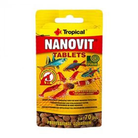 Tropical Nanovit Tablets 10 gr Balık Tableti