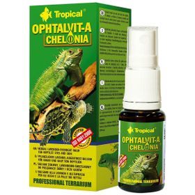 Tropical Ophtalvit-A Chelonia Sürüngenler İçin 15 ml Göz ve Deri Bakım Spreyi