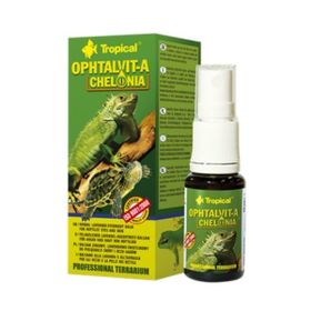 Tropical Ophtalvit-A Chelonia Sürüngenler İçin 15 ml Göz ve Deri Bakım Spreyi