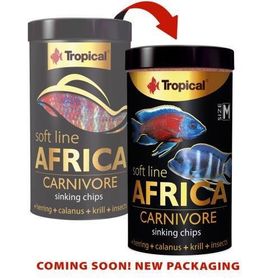 Tropical Size M 100 ml 52 gr Soft Line Africa Carnivore Balık Yemi