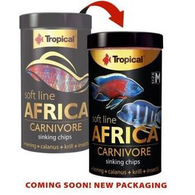 Tropical Size M 100 ml 52 gr Soft Line Africa Carnivore Balık Yemi