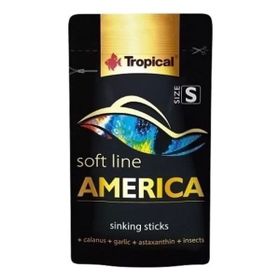Tropical Softline America Kuzey ve Güney Amerika Balıkları için Yumuşak Taneli Small 10 gr Balık Yemi