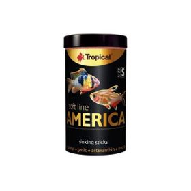 Tropical Softline America Kuzey ve Güney Amerika Balıkları için Yumuşak Taneli Small 250 ml 140 gr Balık Yemi