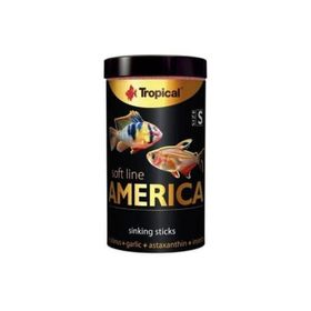 Tropical Softline America Kuzey ve Güney Amerika Balıkları için Yumuşak Taneli Small 250 ml 140 gr Balık Yemi