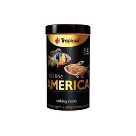 Tropical Softline America Kuzey ve Güney Amerika Balıkları için Yumuşak Taneli Small 250 ml 140 gr Balık Yemi