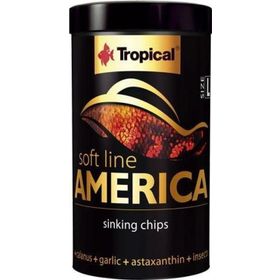 Tropical Softline America Kuzey ve Güney Amerika Balıkları için Yumuşak Taneli Small 250 ml 140 gr Balık Yemi