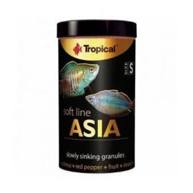 Tropical Softline Asia Asya Kökenli Balıklar için Batan Yumuşak Taneli Granül Small 250 ml 125 gr Balık Yemi