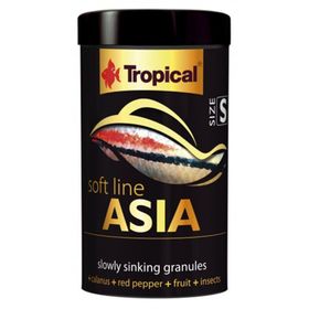 Tropical Softline Asia Asya Kökenli Balıklar için Renklendirici Small 100 ml 50 gr Balık Yemi