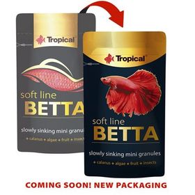 Tropical Softline Betta ve Labirentli Balıklar İçin Böcekli Batmayan 5 gr Granül Yem