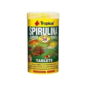 Tropical Spirulina 50 ml 36 gr Süper Forte Tablet Yoğun Spirulina İçerikli Tablet Balık Yemi