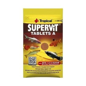 Tropical Süpervit Tablets A 10 gr 15 ml Cama Yapışan Tablet Balık Yemi