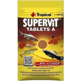Tropical Süpervit Tablets A 10 gr 15 ml Cama Yapışan Tablet Balık Yemi