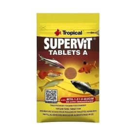 Tropical Süpervit Tablets A 10 gr 15 ml Cama Yapışan Tablet Balık Yemi