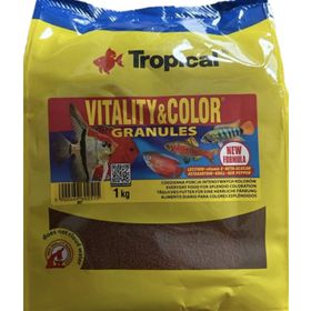 Tropical Vitality Color Granules 1 kg Akvaryum Balık Yemi