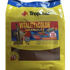 Tropical Vitality Color Granules 1 kg Akvaryum Balık Yemi