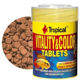 Tropical Vitality Color Tablets Kovadan Bölme Tablet 100 Adet Balık Yemi