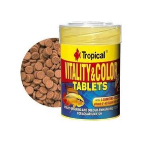 Tropical Vitality Color Tablets Kovadan Bölme Tablet 100 Adet Balık Yemi