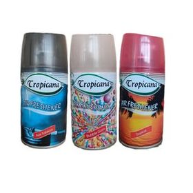 Tropicana Air Freshener Anti Tobacco 260 ml + Bubble Gum 260 ml + Tropikal 260 ml Otomatik Makine Yedek Parfüm Spreyi Oda Kokusu