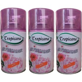 Tropicana Air Freshener Rose Gül Koku Bahçe Kokuları Parfüm Spreyi 260 ml x 3 Adet Oda Kokusu