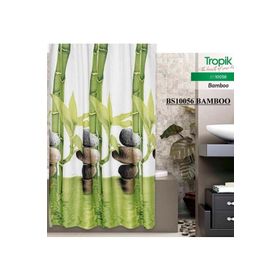 Tropik 10056 Bamboo Çift Kanatlı Duş Perdesi
