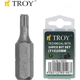 Troy 22217 T27x25 mm 24 Adet Bits Uç Seti