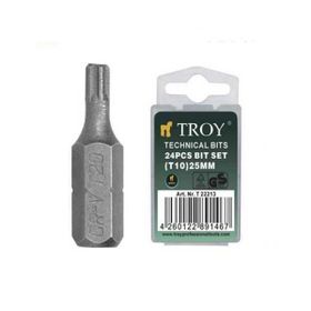 Troy 22217 T27x25 mm 24 Adet Bits Uç Seti