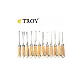 Troy 25004 12 Parça Ahşap Oyma Bıçak Seti