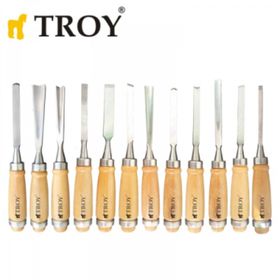 Troy 25004 12 Parça Ahşap Oyma Bıçak Seti