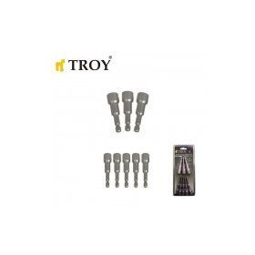 Troy 26133 8 Adet Mıknatıslı Lokma Adaptörü