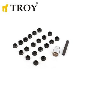TROY 26140 22 Parça Audi Bijon Somunu Lokma Seti