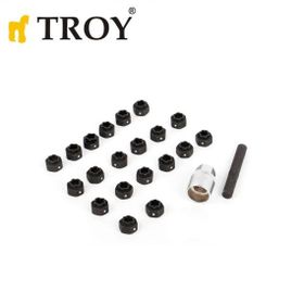 TROY 26140 22 Parça Audi Bijon Somunu Lokma Seti