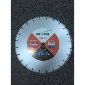 Troy 27135 350 mm Elmas Kesici Disk Beton Kuru Kesim