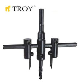 Troy 27401 Ayarlanabilir Alçıpan Delme Seti