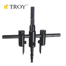 Troy 27401 Ayarlanabilir Alçıpan Delme Seti