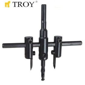 Troy 27401 Ayarlanabilir Alçıpan Delme Seti