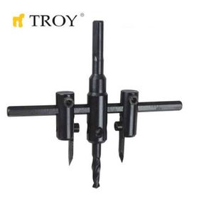 Troy 27401 Ayarlanabilir Alçıpan Delme Seti