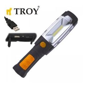 Troy 28055 12 Adet USB Şarjlı COB Led Çalışma Lambası