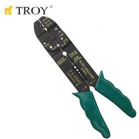 Troy T 24006 Kablo Sıyırma ve Pabuç Pensi