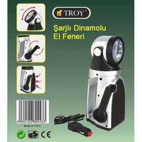 Troy T 28050 Şarjlı Dinamolu El Feneri