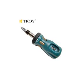 Troy T22006 Bits Uçlu Cırcırlı Topaç Tornavida Seti