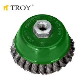 Troy T27707-65 Burma Telli Çanak Fırça