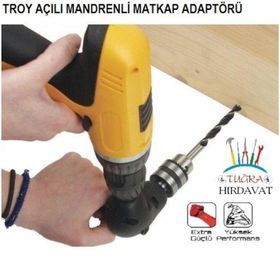 Troy T90000 Açılı Matkap Adaptörü