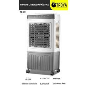 Troya TR-519 Kule Tipi Kumandalı Sulu Vantilatör