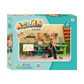 Trt Çocuk Aslan 35 Parça Kutulu Puzzle