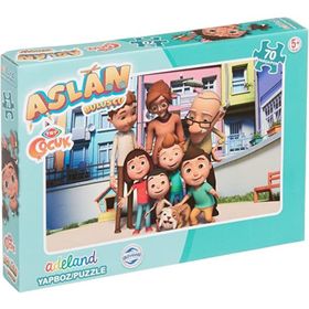 Trt Çocuk Aslan 70 Parça Kutulu Puzzle