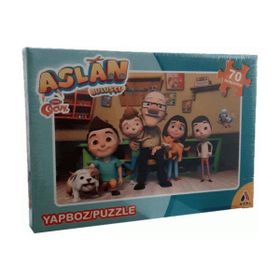 Trt Çocuk Aslan 70 Parça Kutulu Puzzle